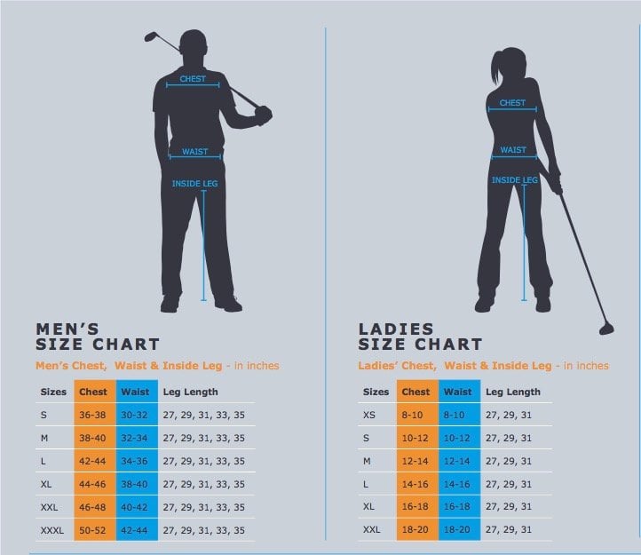 Proquip Size Chart