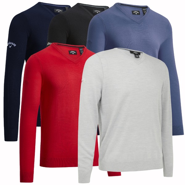 Callaway Men's V-Neck Merino Golf Sweater