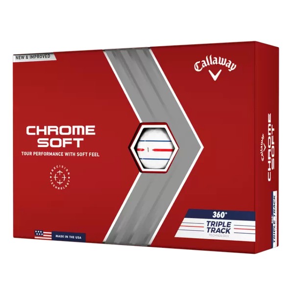  Callaway Chrome Soft 360 Triple Track Golf Balls