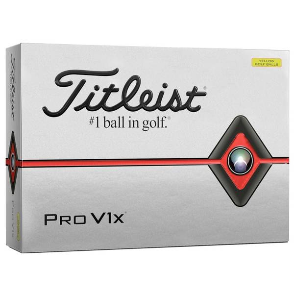 Titleist Pro V1x Yellow Golf Balls 