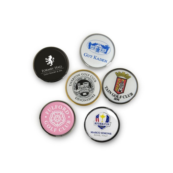 Resin Coated LOGO Ball Markers (Quantity 30)