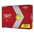 Callaway 2022 Chrome Soft Triple Track Yellow Golf Balls 