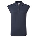 FootJoy Ladies Cap Sleeve Rib Knit Golf Shirt