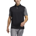 Mens Club Quarter Zip Golf Vest black-gh7080