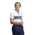 adidas Mens Core Golf Polo Left Chest [white-navy-gm0327]