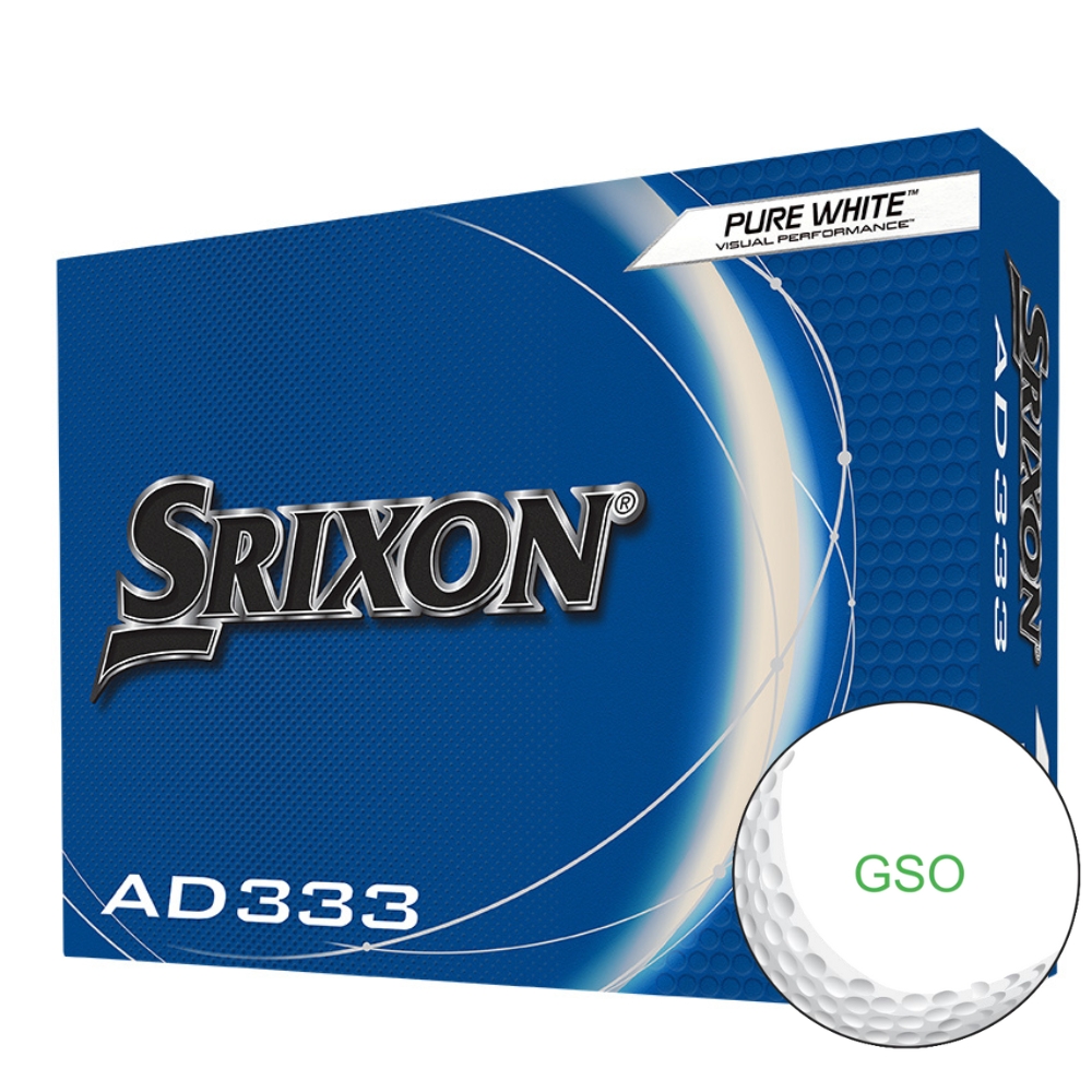 Srixon AD333 White Personalised Golf Balls (3 Dozen)