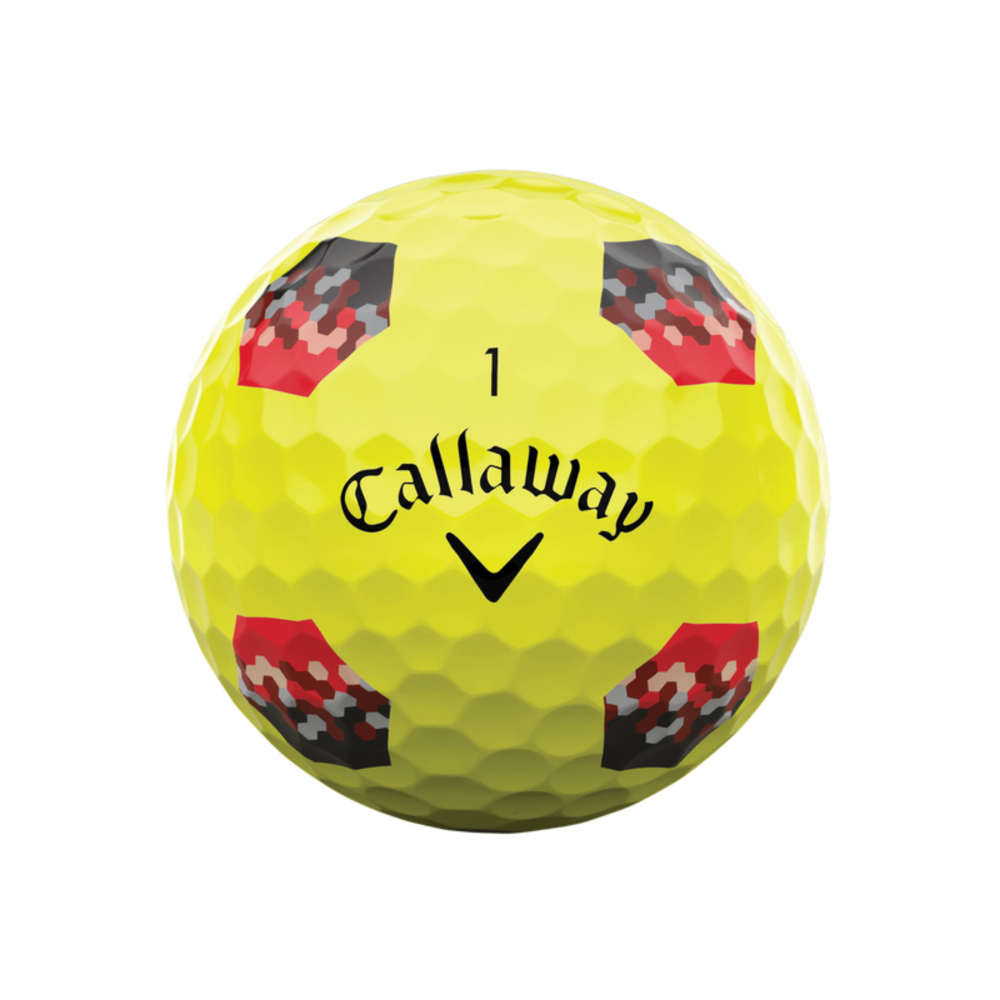 Callaway 2024 Chrome Tour TruTrack Golf Balls - Yellow