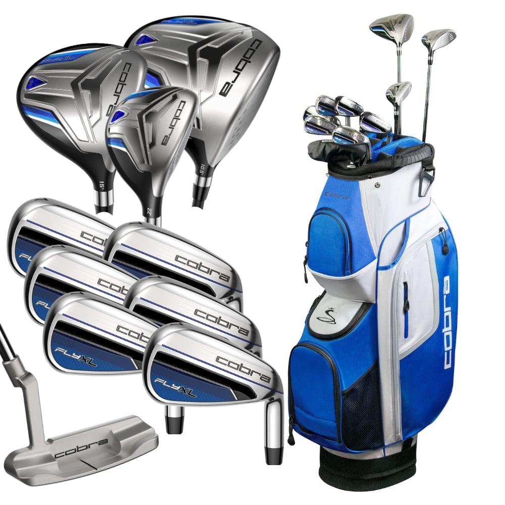 Cobra Fly Xl Mens 11 Piece Graphite Golf Package Set - Great Value