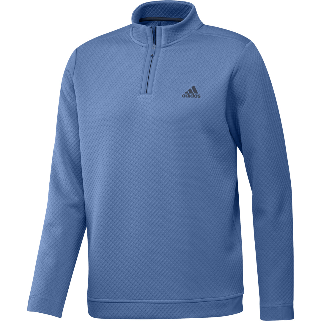 adidas Mens DWR Quarter Zip Golf Top - New