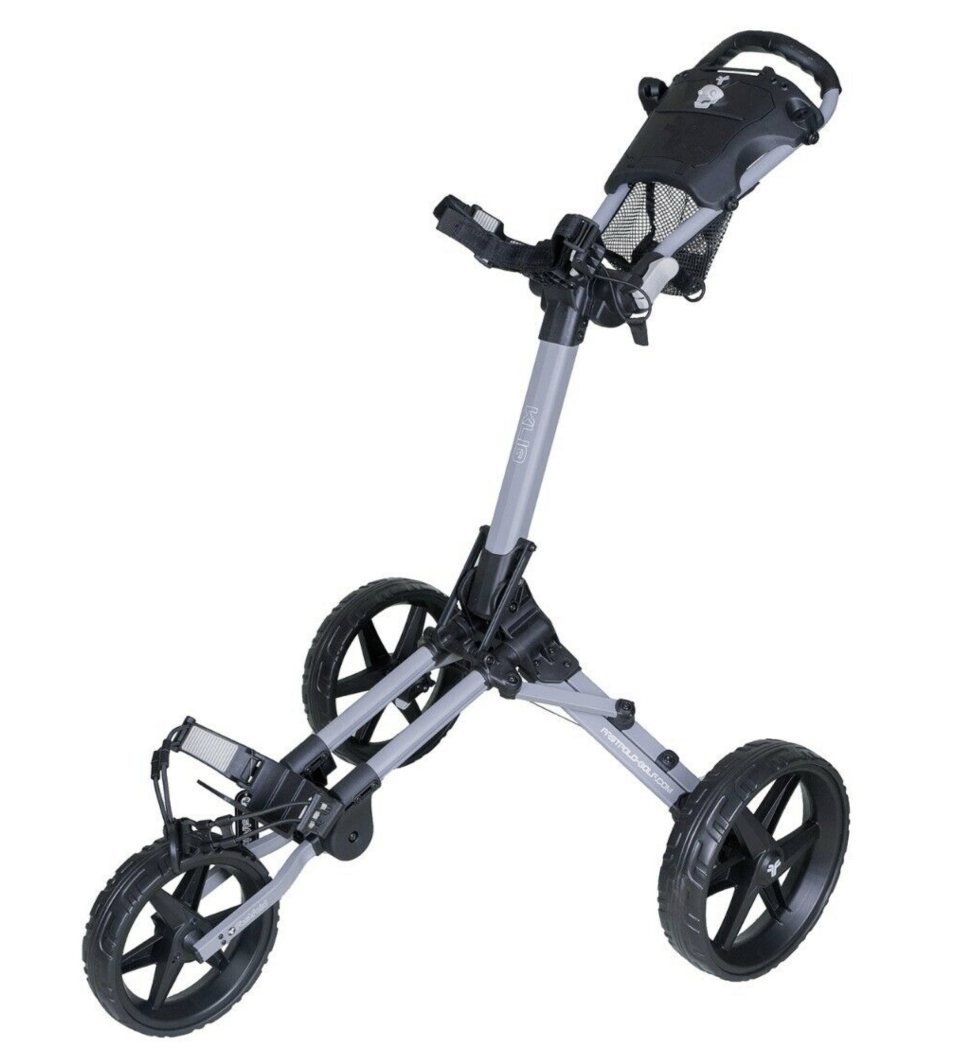 FastFold Kliq 3 Wheel Push Cart Golf Trolley