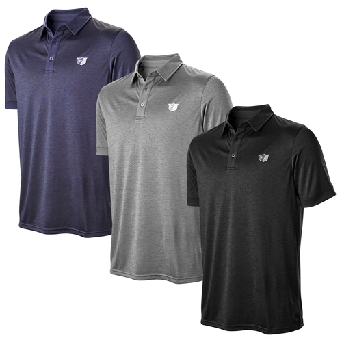 Wilson Stripe Heather Golf Polo Shirt - Sale