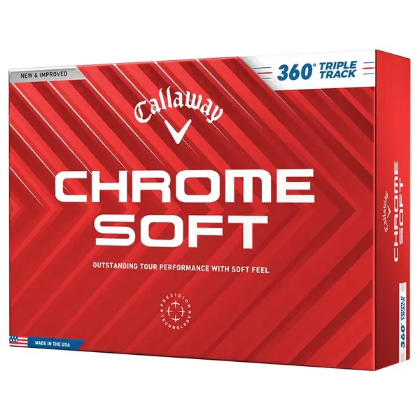 Callaway 2024 Chrome Soft 360 Triple Track Golf Balls