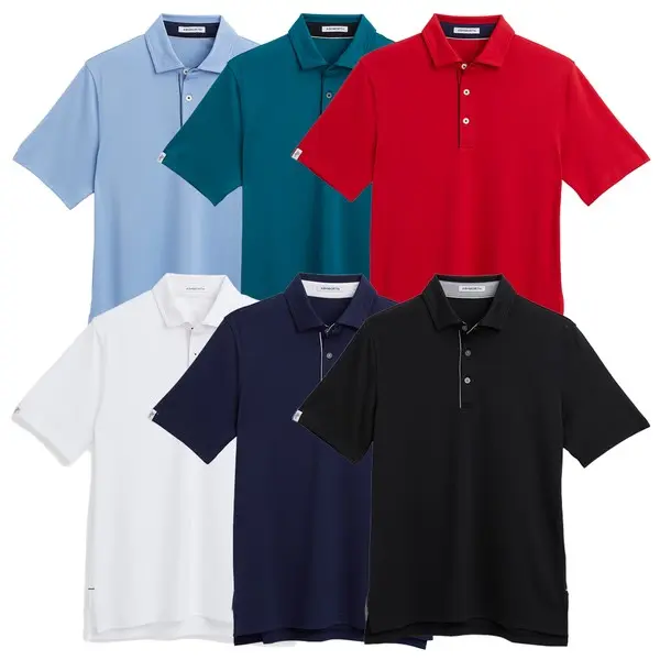 Ashworth Mens Cool Tech Polo Golf Shirt