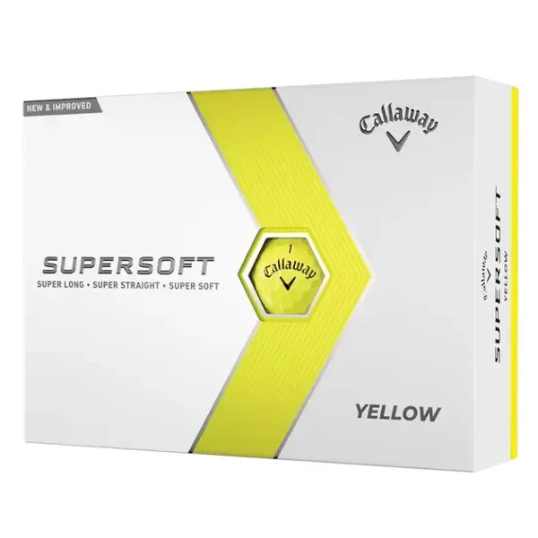 Callaway Super Soft 2023 Yellow Golf Balls