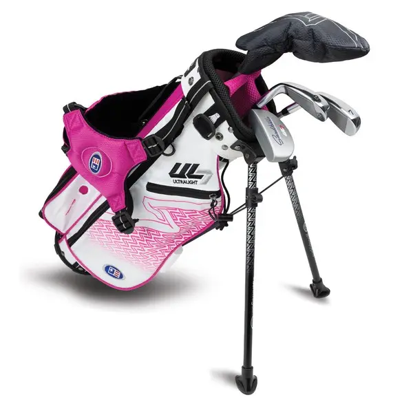 USKids 6 top piece Golf Set with USKids golf bag.