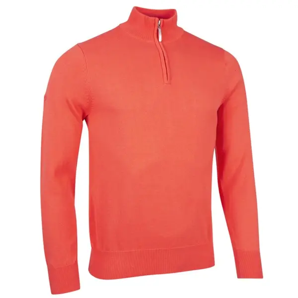 Glenmuir Mens Devon Zip Neck Golf Sweater