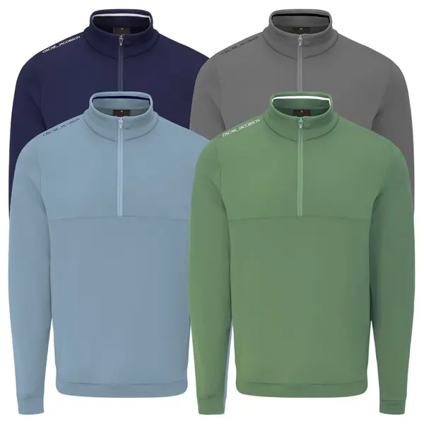 Oscar Jacobson Westland Quarter Zip Neck Golf Top