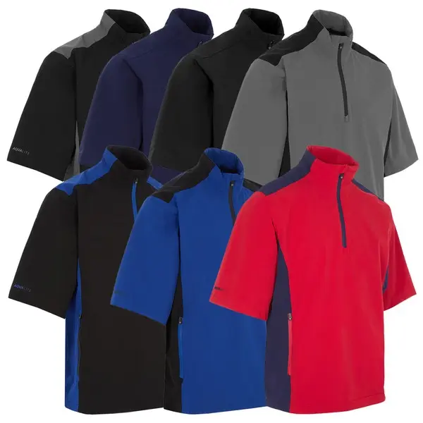 Mens short sleeve waterproof golf jacket best sale