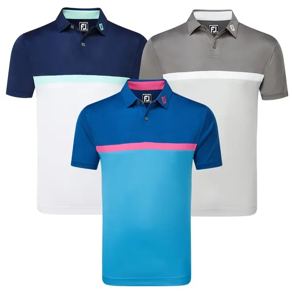 FootJoy Colour Block Interlock Polo Shirt