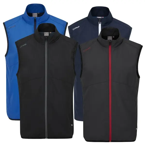 Ping Mens Ashbourne Full-Zip Golf Vest