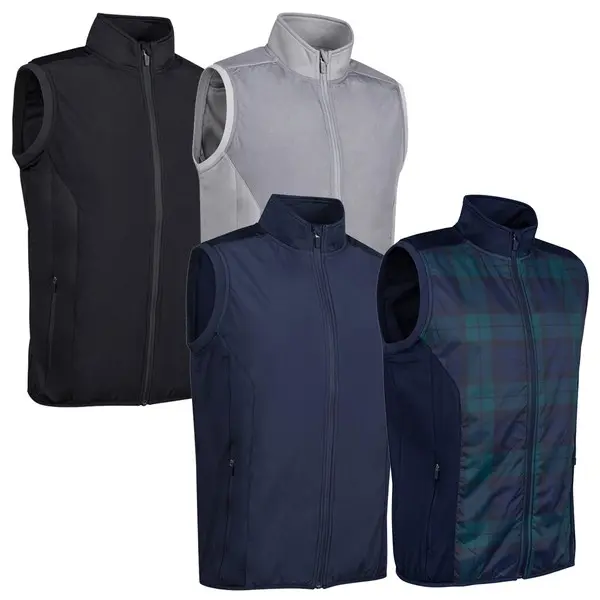 Glenmuir Mens Carlton Full Zip Golf Vest