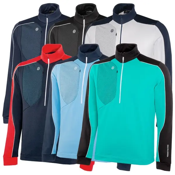 Galvin Green Dave Mens Insula Half-Zip Golf Pullover