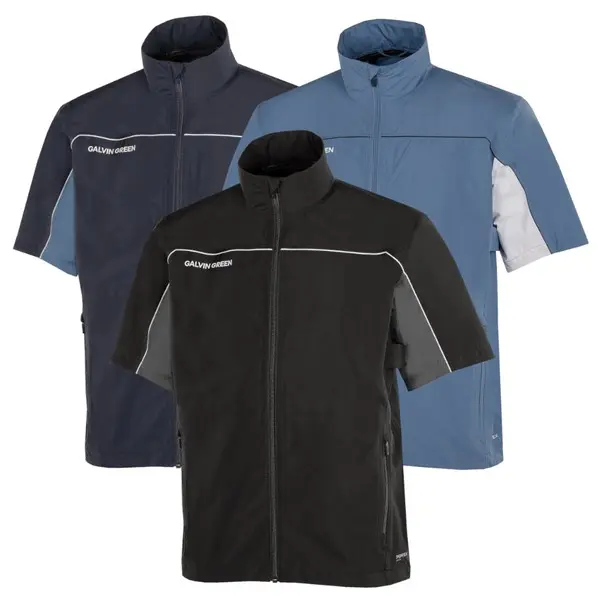 Galvin Green Air Mens Pertex Full-Zip Half-Sleeve Golf Jacket