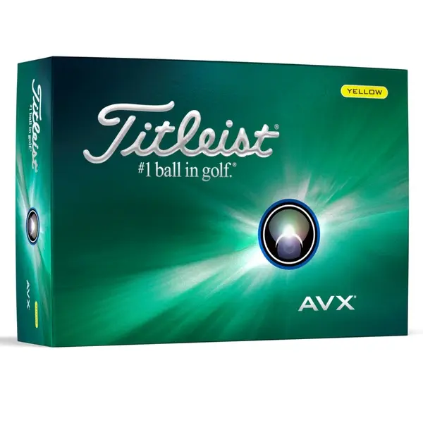 Titleist AVX Yellow Golf Balls