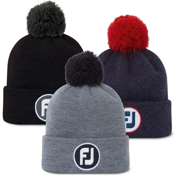 Footjoy Solid Pom Pom Beanie