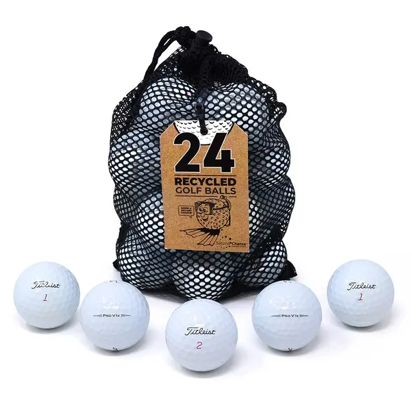 Titleist Pro V1X 19/20 Model Grade A 24 Pack Mesh Bag Lake Balls