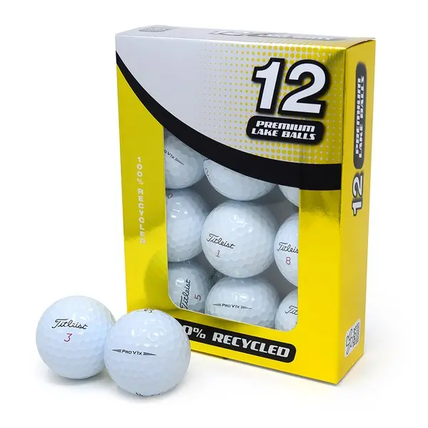 Titleist Pro V1X 19/20 Model Grade A Gold Foil Lake Balls - 12 Pack