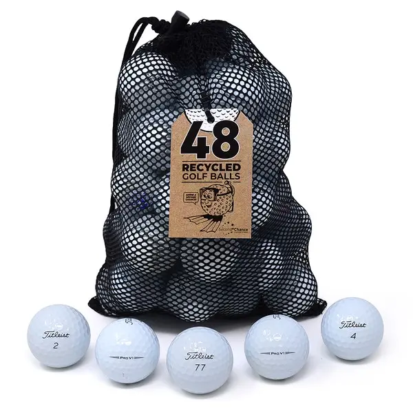 Titleist Pro V1 19/20 Model Grade A 48 Pack Mesh Bag Lake Balls