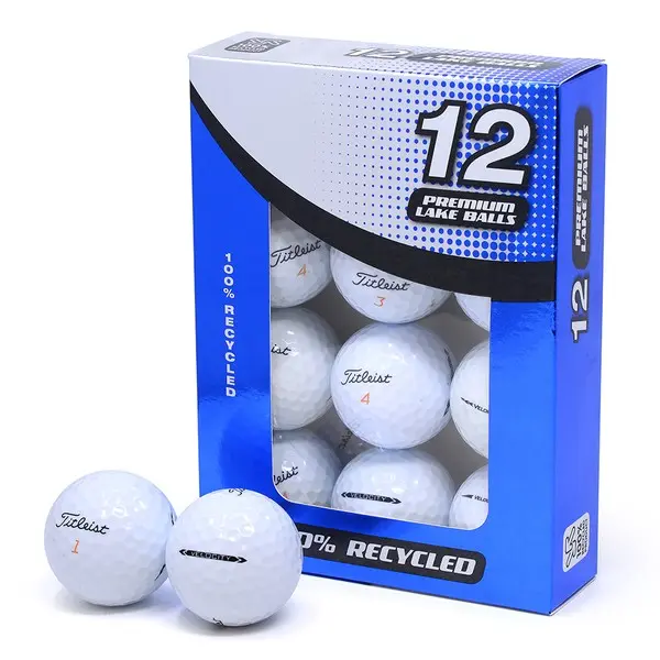 Titleist Velocity Grade A Blue Foil Lake Balls - 12 Pack