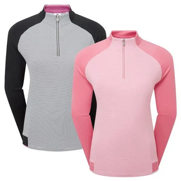 FootJoy Ladies Quarter-Zip Mid Layer Golf Sweater