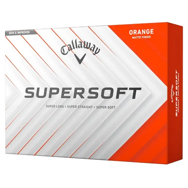 Callaway Super Soft 2025 Orange Golf Balls