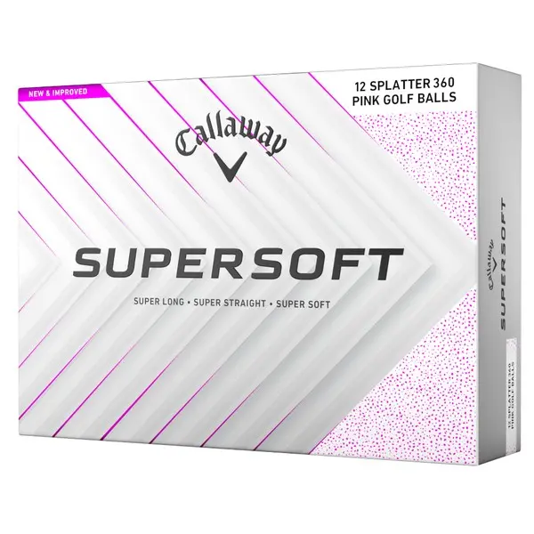 Callaway Super Soft Blue Splatter Golf Balls