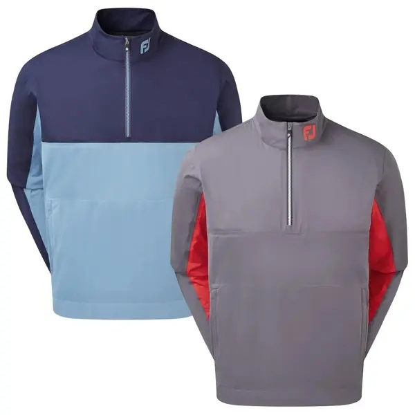 FootJoy Mens HydroKnit Half Zip Rain Shirt