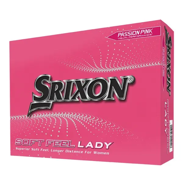 Srixon Lady Soft Feel Passion Pink Golf Balls