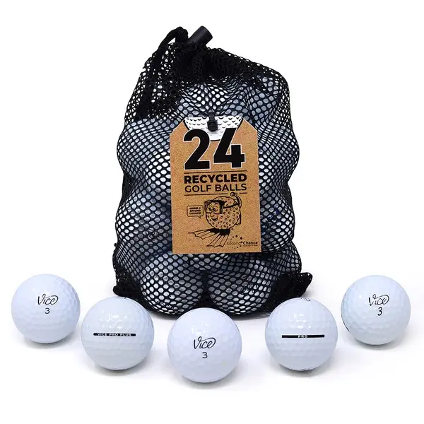 Vice Pro White Grade A Blue Foil 24 Pack Mesh Bag Lake Balls