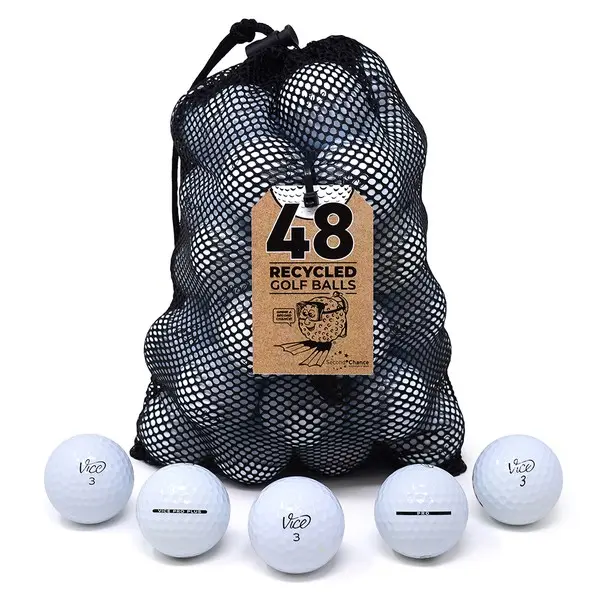 Vice Pro White Grade A Blue Foil 48 Pack Mesh Bag Lake Balls