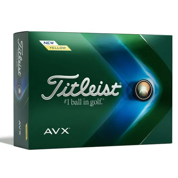 Titleist AVX Yellow Golf Balls