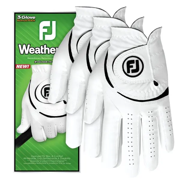  FootJoy Mens 2024 Weathersof 3 Glove Bonus Pack