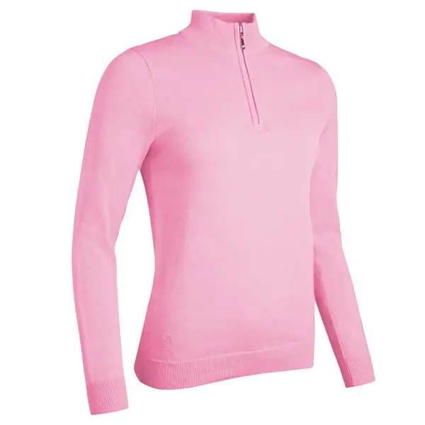 Glenmuir Ladies Ava Zip Neck Cotton Golf Sweater