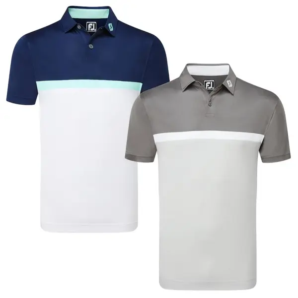 FootJoy Colour Block Interlock Polo Shirt