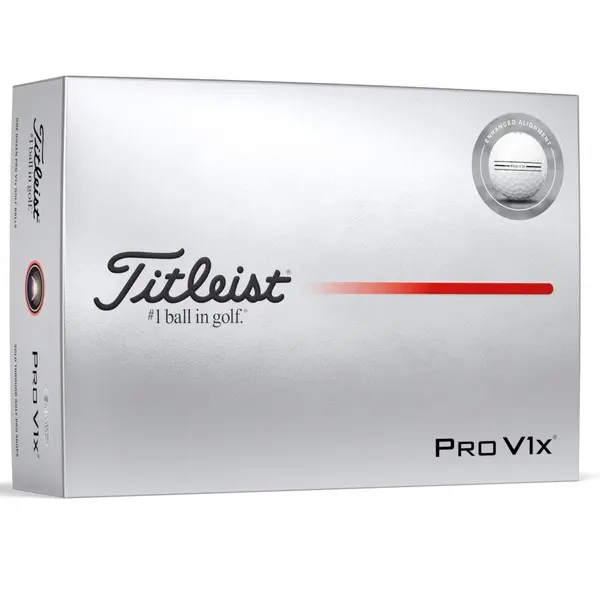 Titleist 2025 Pro V1X Enhanced Alignment Golf Balls