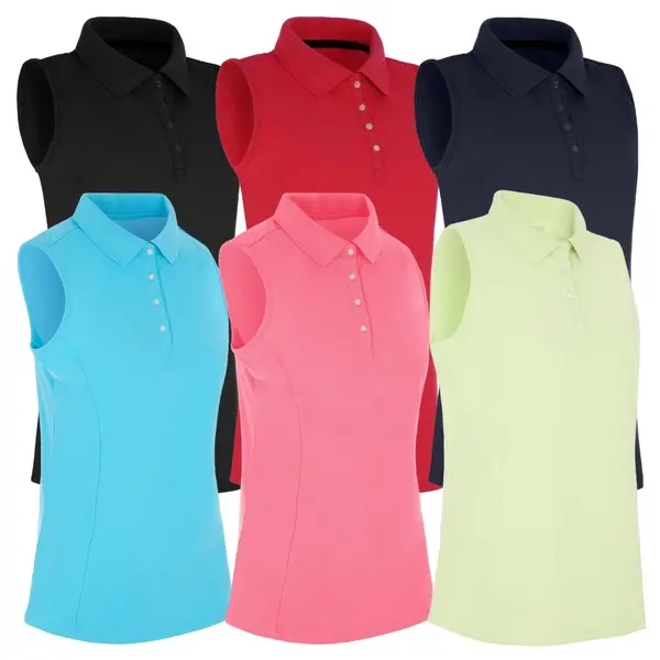 ProQuip Ladies Pro Tech Sleeveless Polo Shirt