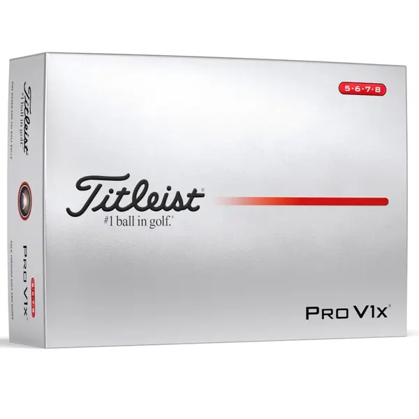 Titleist 2025 Pro V1X High Numbers Golf Balls