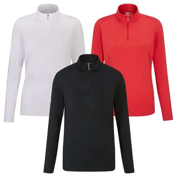 Ping SensorCool Aveline Long Sleeve Half Zip Ladies Golf Top