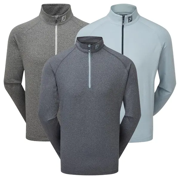 FootJoy Mens ThermoSeries Brushed Back Midlayer Golf Pullover