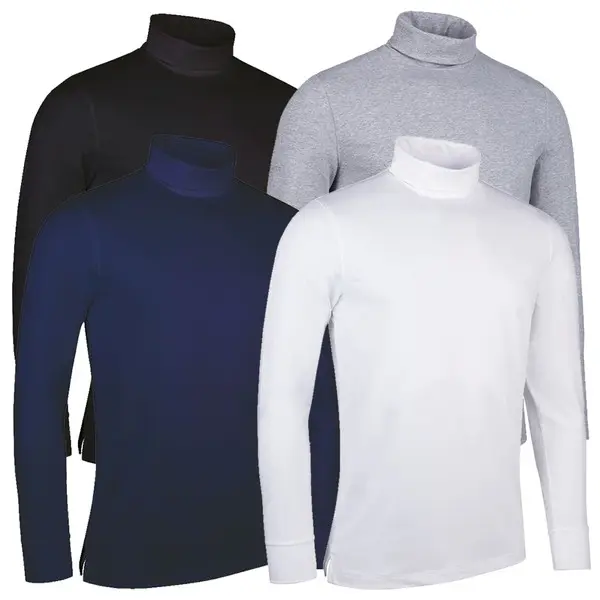 Glenmuir Mens Kelso Cotton Roll Neck Golf Sweater